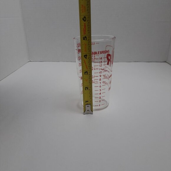 Vintage Advertising Measuring Glass Lincoln Rochester Bank Collectible Promo - Picture 9 of 13